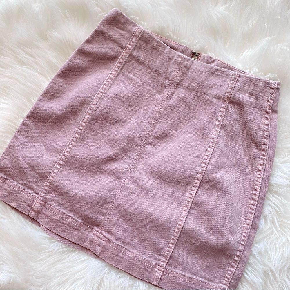 Wild Fable Dusty Rose Denim Skirt